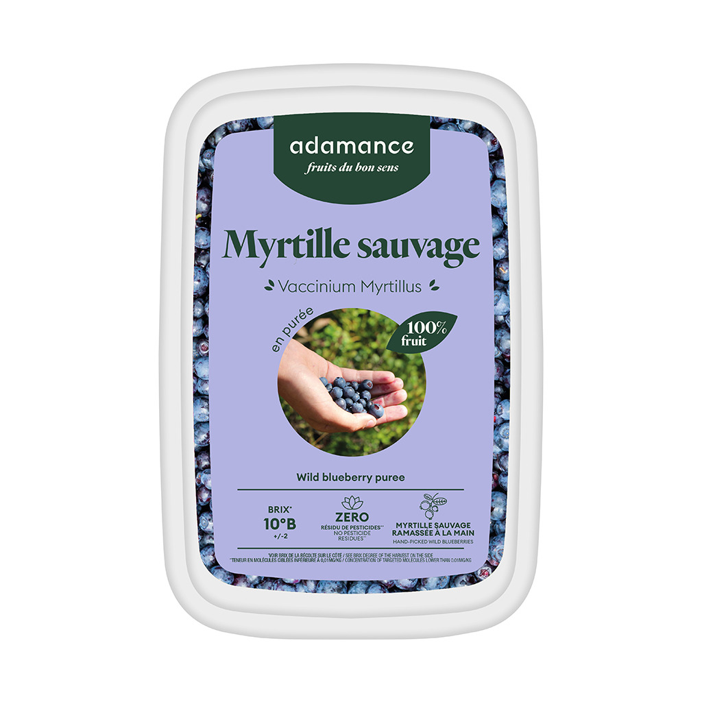 Pure de Myrtille Sauvage 4x1kg