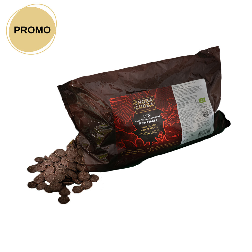 HUAYABAMBA 60% Peru Bio Dunkle Couverture 6kg